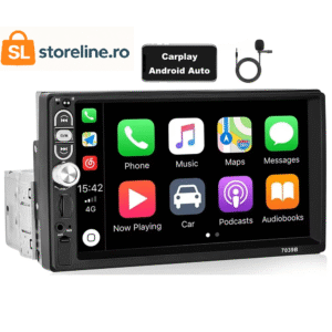 Carplay Android Auto 1 Din Car Radio Car MP5 Player BT FM EQ Aux In+ Mic